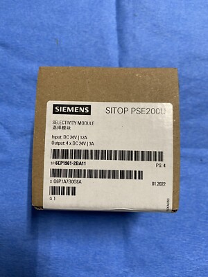 Siemens, 6EP1961-2BA11, Selectivity Module SITOP PSE200U 4 Channel Input