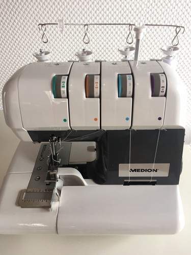 Overlock Nähmaschine Medion MD 16600 weiß