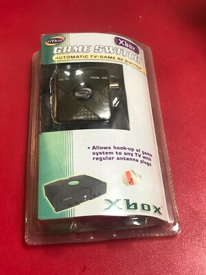 Game Switch Xbox Automatic TV / R/F Switch Adapter Selector Box  NEW (F1)