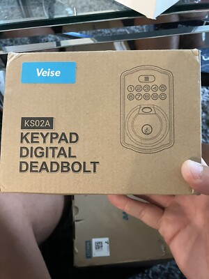 Veise Keypad Digital Deadbolt KS02A Keyless Door Lock Electronic Fingerprint