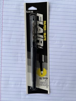 Vintage FLAIR Porous Point Pen w Point Guard Paper Mate NOS NIB