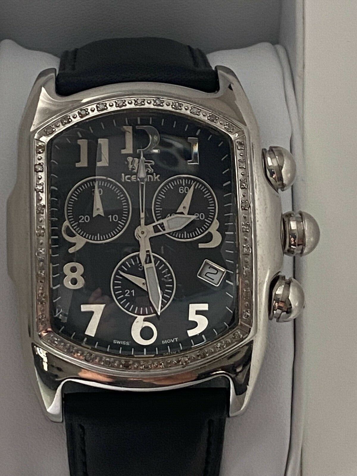 IceLink-PHAT ICE Diamond Basel Chronograph Men Watch | eBay IceLink-PHAT ICE Diamond Basel Chronograph Men Watch | eBay