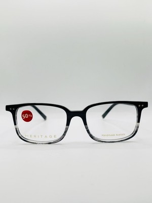 Heritage HEJM15 52-18-145 Schwarz Rechteckig Brille Gestell