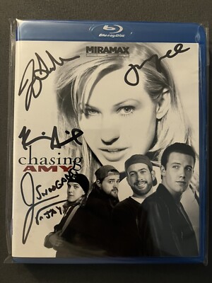 Chasing Amy Blu Ray Signed By 4 Kevin Smith Jason Mewes Jason Lee Joey Lauren