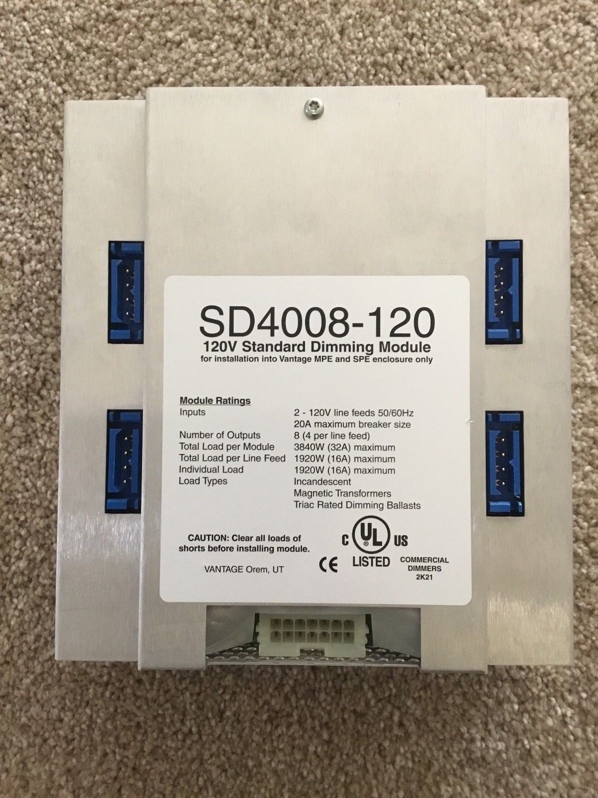 Vantage Controls SD-4008 Dimming Module