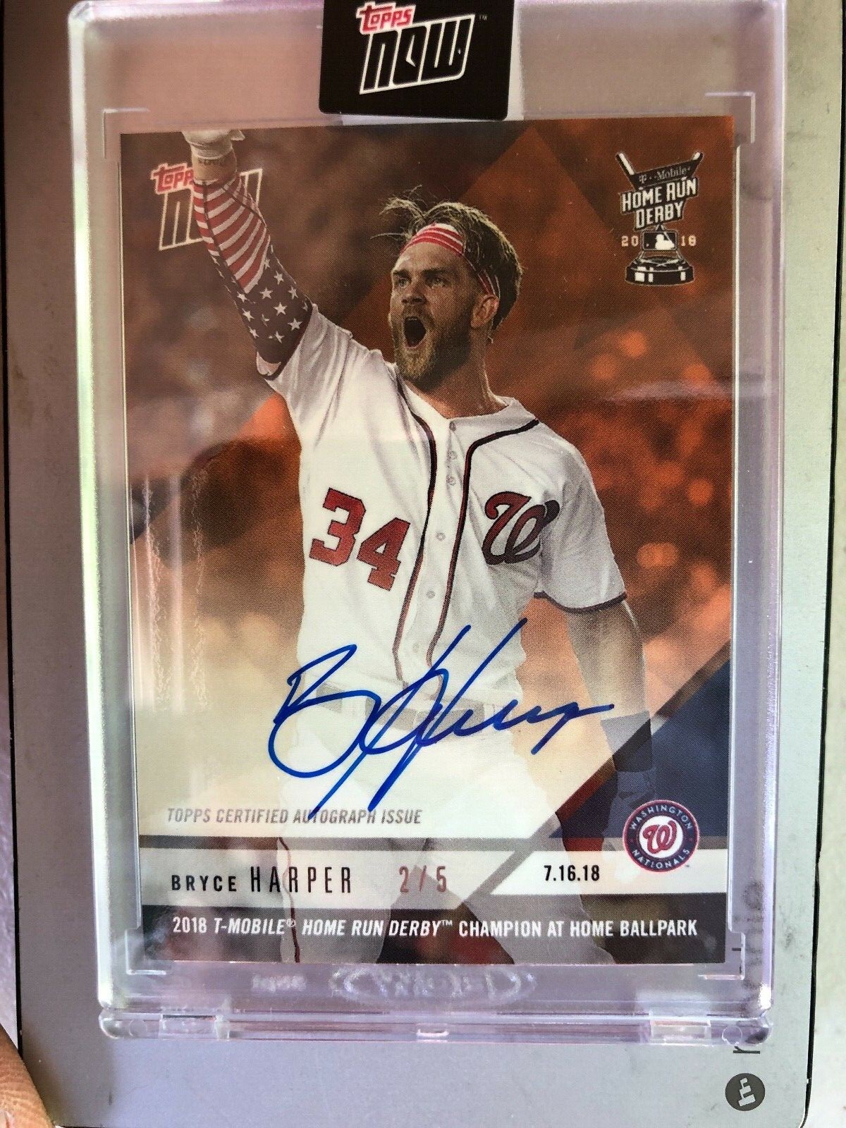 topps bryce harperブライスハーパー 直筆サインカード 25シリ