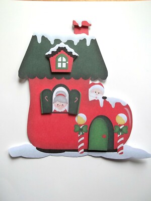 3D UPick Santa Reindeer Boy Girl Christmas Scrapbook Card Embellishment