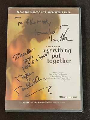 Everything Put Together Screener DVD AUTOGRAPHED by Marc Forster & Megan Mullaly