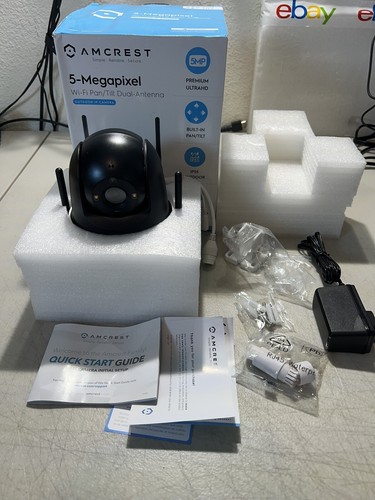 Amcrest 5MP UltraHD AI IP Mini Security Camera System Wifi Outdoor Two Way Audio