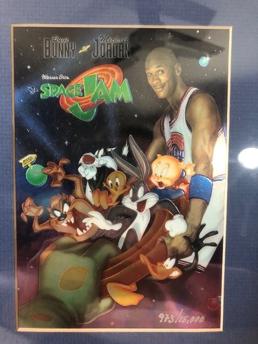 Upper Deck 1996 warner bros space jam limited lithograph highlights 973/15000