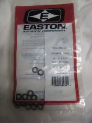 12 NOS  EASTON BROADHEAD ADAPTER RINGS FOR ACC-49 ARROW SHAFTS HUNTING OR TARGET