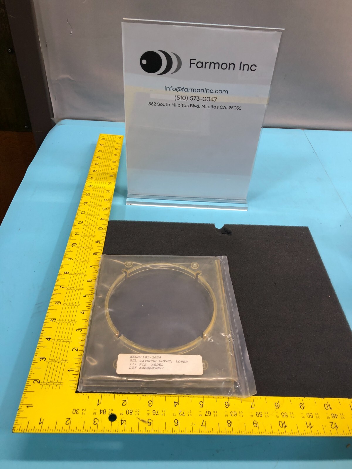 M.E.C. TECHNOLOGY MEC81105-202A OVERLAY, LOWER, 170439