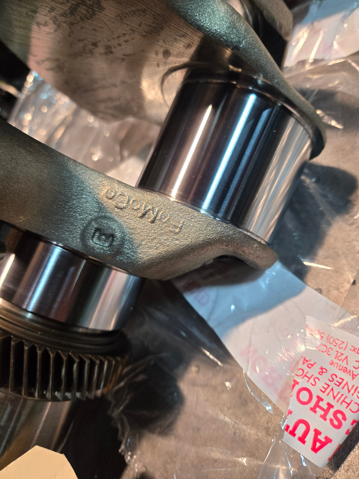 2011-2015 Ford 6.7 Powerstroke Diesel Crankshaft SONOFLUXED POLISHED STANDARD - Picture 12 of 12