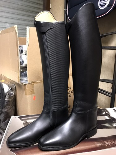 HAPPY JUMP mokka Reitstiefel Springstiefel Größe 37 Neu LAGERRÄUMUNG UVP 209 €