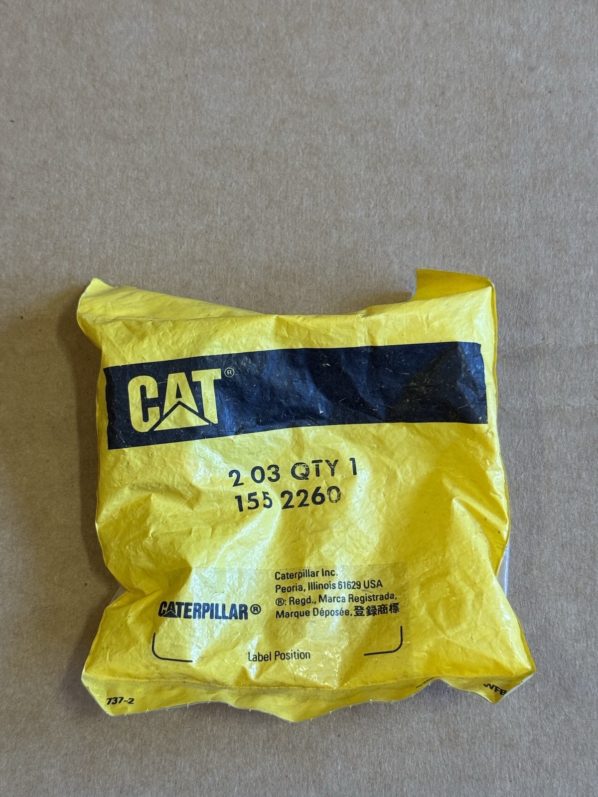 ​New NOS Genuine OEM CAT Plug Connector 155-2260