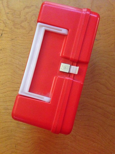 1984 GO BOTS vintage plastic Thermos lunchbox (only) Good condition.