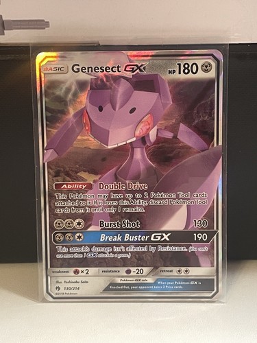 Pokémon TCG Genesect GX Sun & Moon - Lost Thunder 130/214