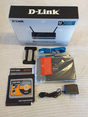 D-Link DIR-615 Wireless-N 300 Wifi Router 4 Port 10/100 Networking N300 Smart 