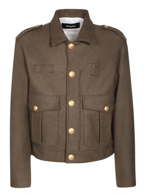 Pre-owned Dsquared2 Livery Jacket 48 It In Green
