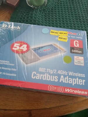 D-Link Air Plus G 802.11g Wireless Cardbus Adaptor   DWL-G630