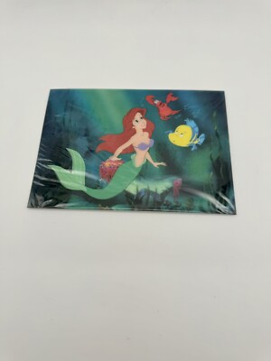 Little Mermaid  Disney  Illusion LENTICULAR 3D Ariel Unopened