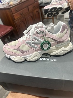 New Balance Pink Suede Mesh Sneakers