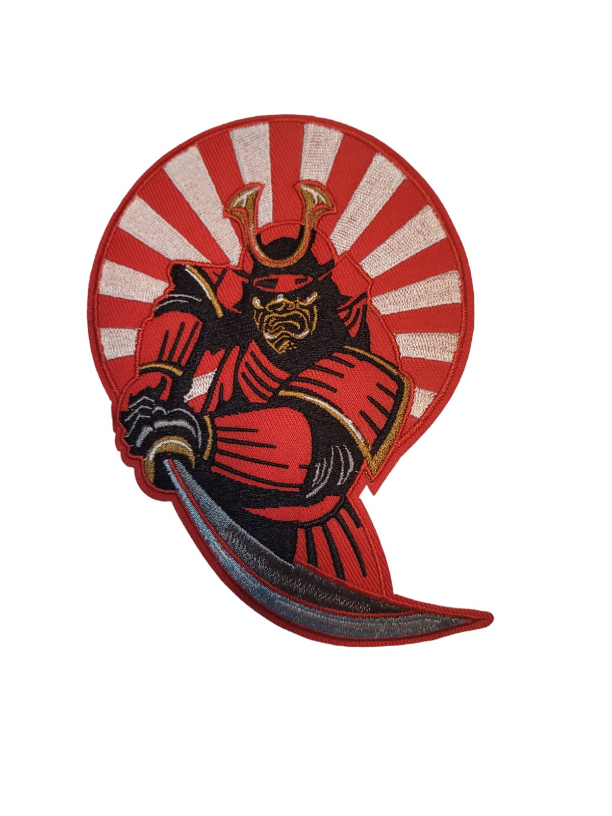 Large Samurai Warrior Iron On patch Sew On transfer Badge -Brand New