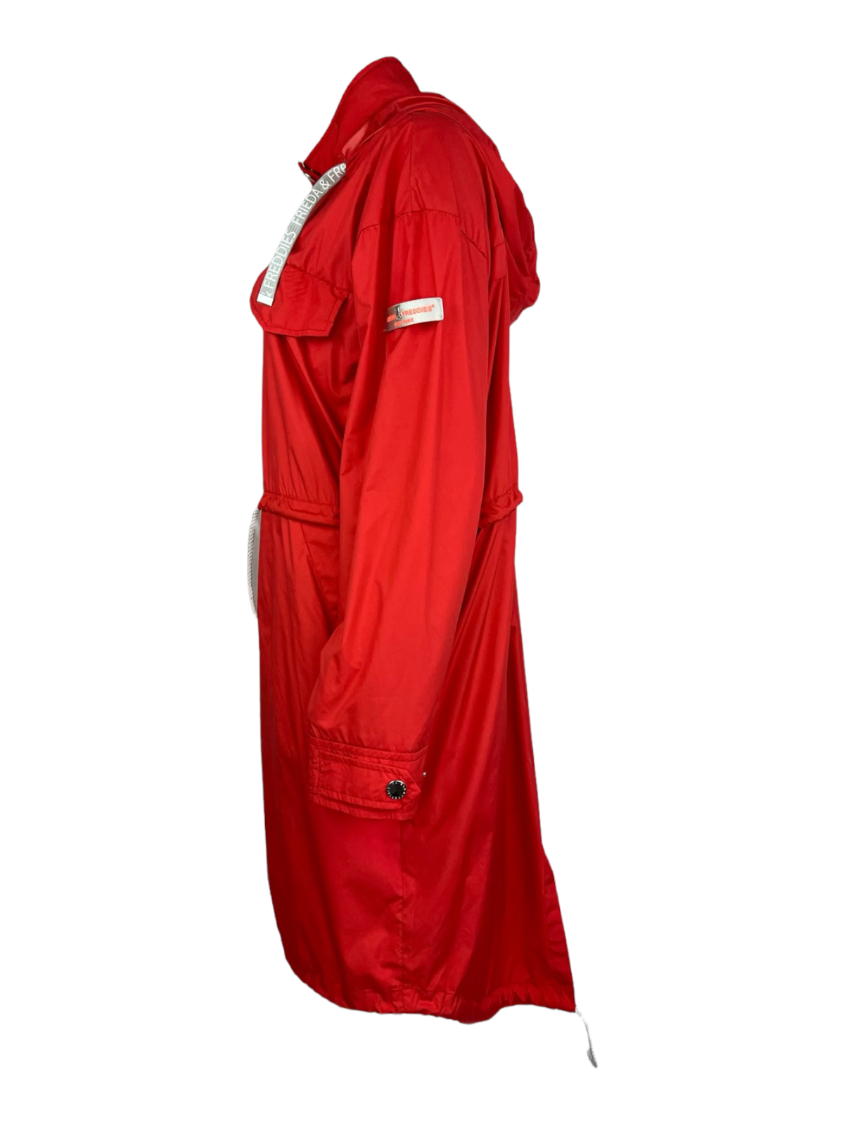 FRIEDA & FREDDIES NEW YORK FRIEDA & FREDDIES PARKA ROT LEICHTER DAMENMANTEL SOMMERMANTEL WINDABWEISEND