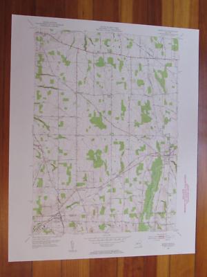 Rushville New York 1953 Original Vintage USGS Topo Map