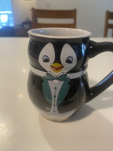 2021 ChristkindlMarket Annual Holiday Christmas Mug Chicago- Penguin Bow Tie Cup