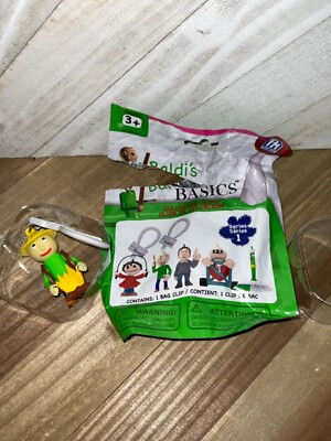 PhatMojo Baldi's Basics Backpack Baldi Minifigure Backpack Clip -Campfire