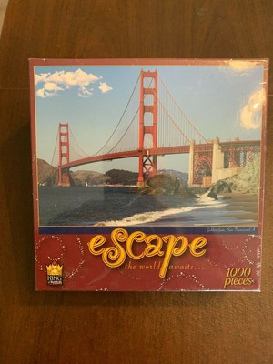King of Puzzles eScape 1000 Piece Puzzle Golden Gate Bridge San Francisco New