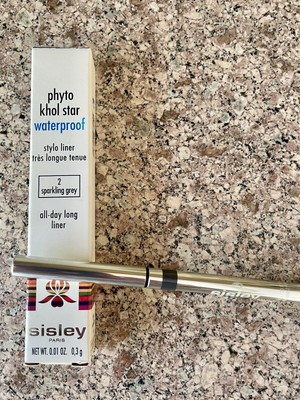 NIB Sisley Phyto Kohl Waterproof Star Stylo Eye Liner #2 Sparkling Gray New