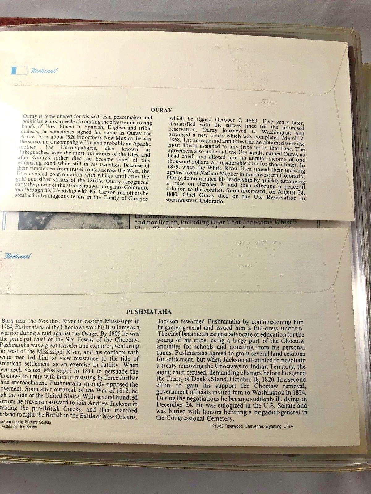 ALBUM OF PORTRAITS OF THE AMERICAN INDIAN;  48 INDIAN PHOTOS & BIOGRAPHIES