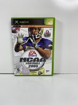 NCAA Football 2005 (ORIGINAL Microsoft Xbox) GAME COMPLETE W/MANUAL 