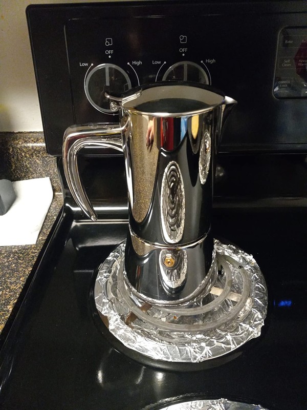 Luxurious Stainless Steel Italian Coffee Maker