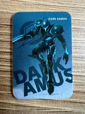 #B77 Mini Amiibo Karte für Super Smash Bros Dark Samus Nintendo Switch Wii U