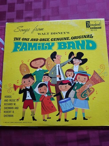 WALT DISNEYS THE ONE AND ONLY GENUINE ORIGINAL FAMILY BAND