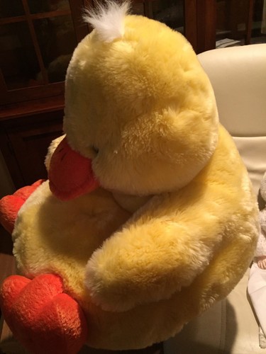 Stuffed Animal Seat- Super Soft, But Firm, Lifelike Super Cute Ducky Seat