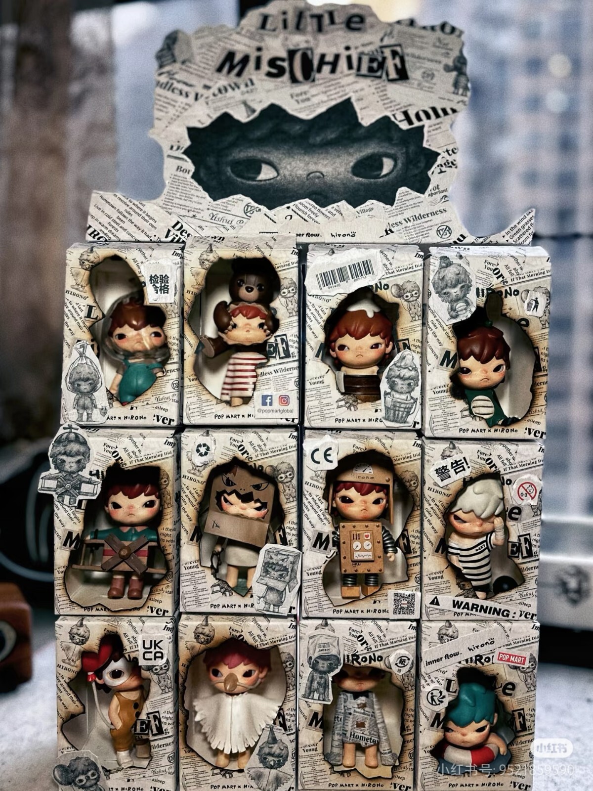 Hirono Little Mischief Series POP MART Blind Box Confirmed