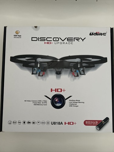 Discovery HD+ Upgrade U818A Camera Drone USA Toyz Udi R/C Bl