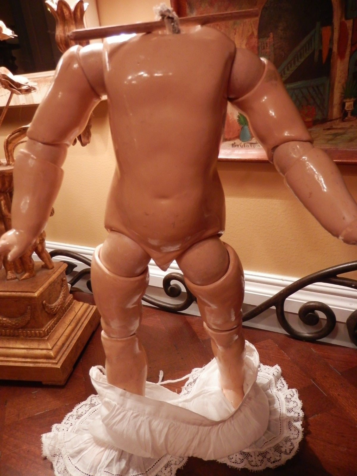 Magnificent German Doll Body Plus Vintage Under Garment 16