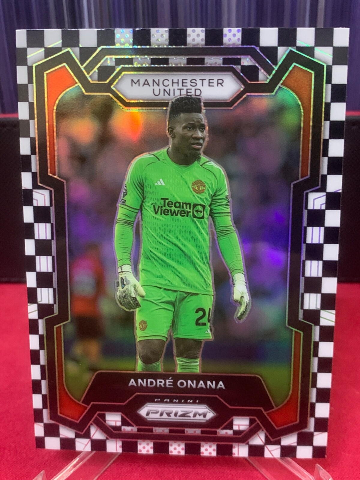 2023-24 PANINI PRIZM EPL CHECKERBOARD BLACK WHITE ANDRE