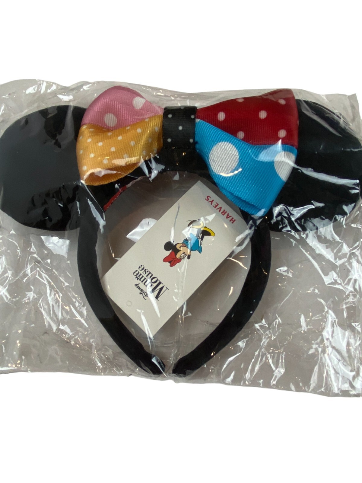 NWT Disney x Harvey’s Polka Dot Minnie Mouse Ears Headband Harveys Disney Minnie Mouse Seatbelt Box Ears Headband Lots  main image 2