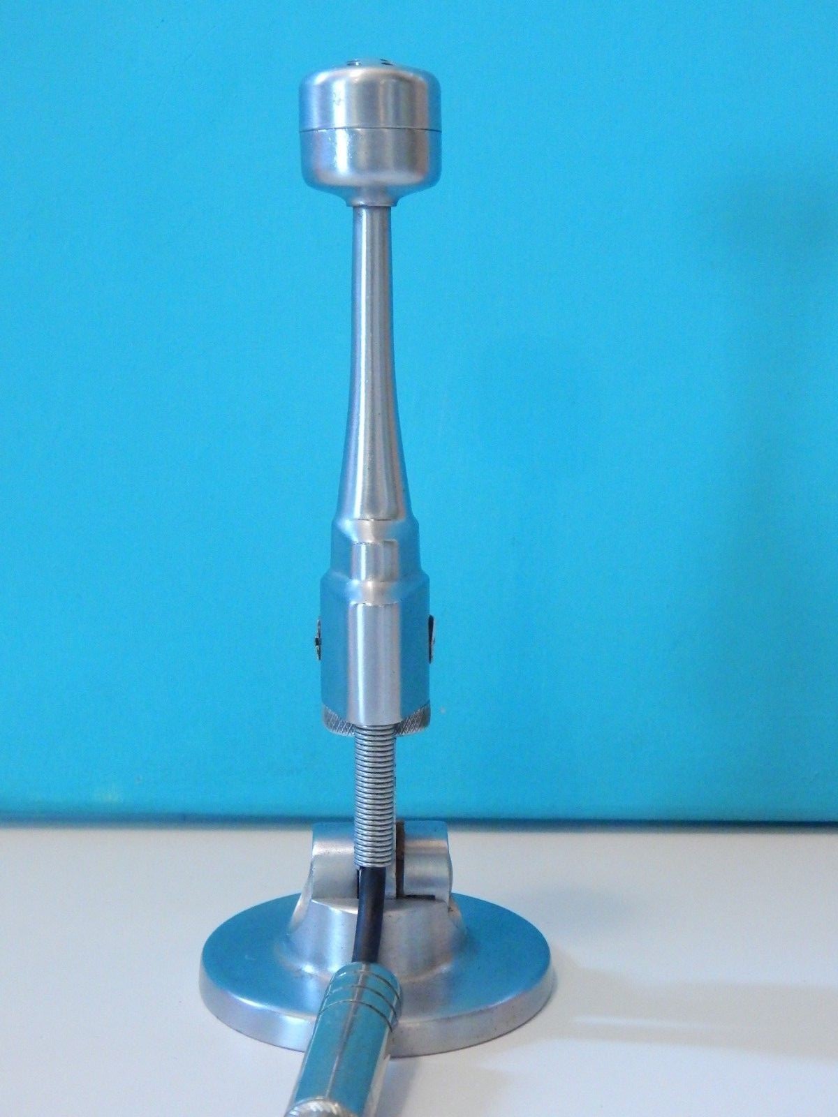 Vintage 1940S Turner 80X Microphone On Original Stand Deco Shure Electro Voice