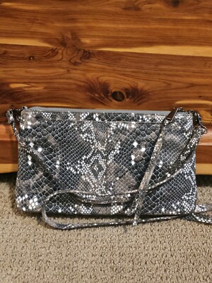 hobo international Snake Print Clutch