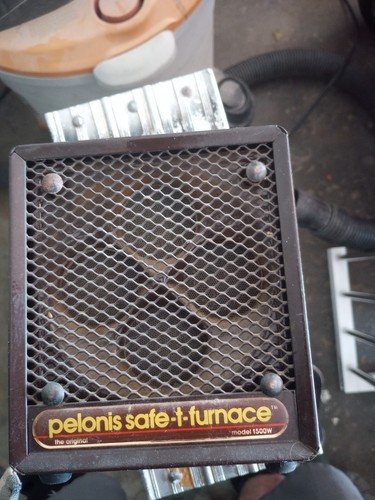 Vintage Pelonis Safe-T-Furnace 1500W Portable Ceramic Space Heater/Fan