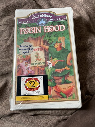 (未使用･未開封品)　The Robin Hood Collection [Import anglais] og8985z NEW-Disney's Robin Hood Masterpiece Collection VHS (1999