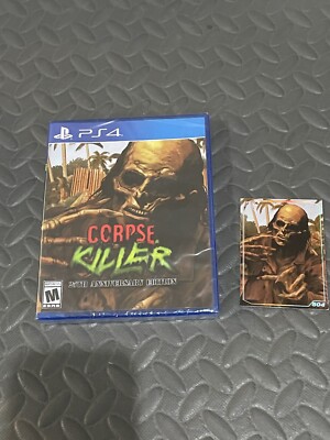 Corpse Killer Limited Run PS4 Playstation 4 Brand New Card Anniversary Edition