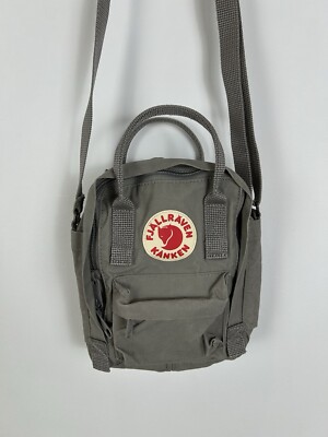 Fjallraven Kanken Sling Bag 23797 Purse Adjustable Crossbody Strap Gray